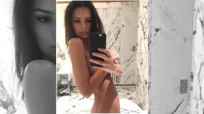 Nackfoto: Emily Ratajkowski unterstützt Kim Kardashian