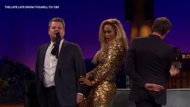 Smize und NLF: Tyra Banks unterrichtet James Corden